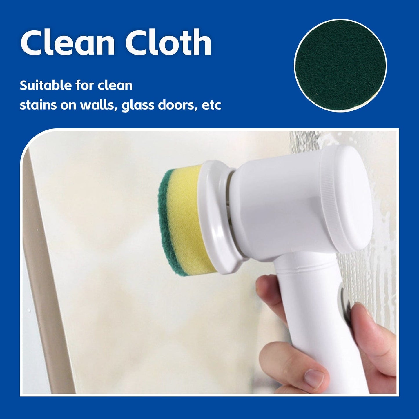 Livingtoday Scrub Brushes 5-IN-1 ELECTRIC CLEANING BRUSH