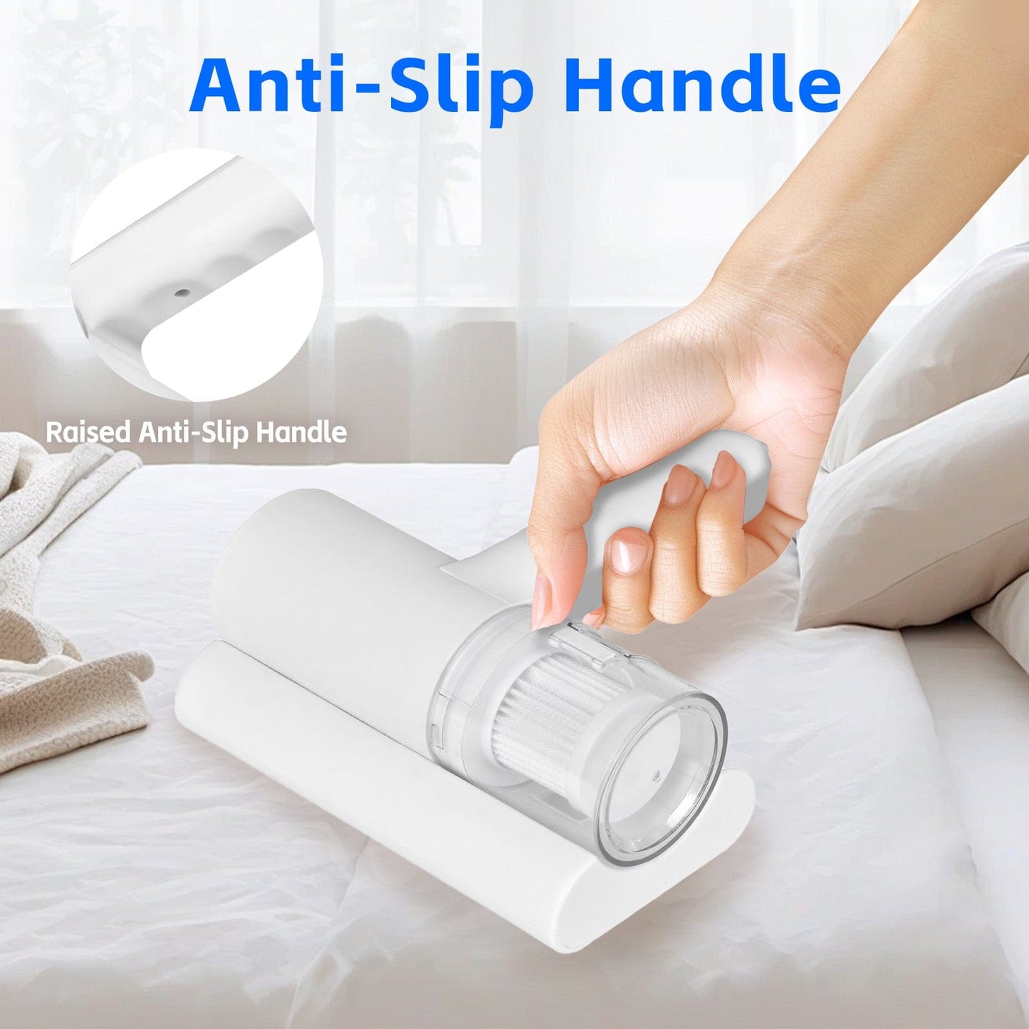 Living Today UV-C Ultraviolet Light Cordless Dust Mite Vacuum