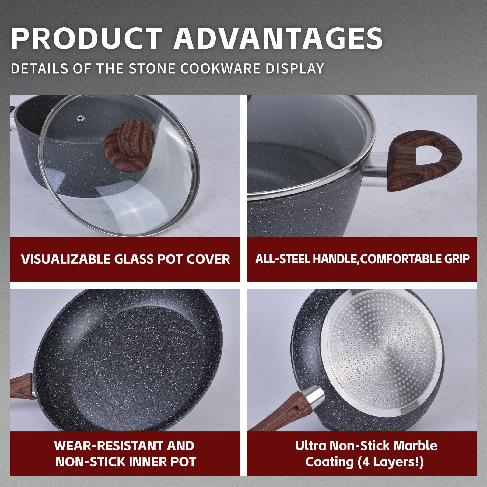 Clevinger Skillets & Frying Pans Clevinger Non-Stick Frying Pan Set 24/28/32cm Triple Pack