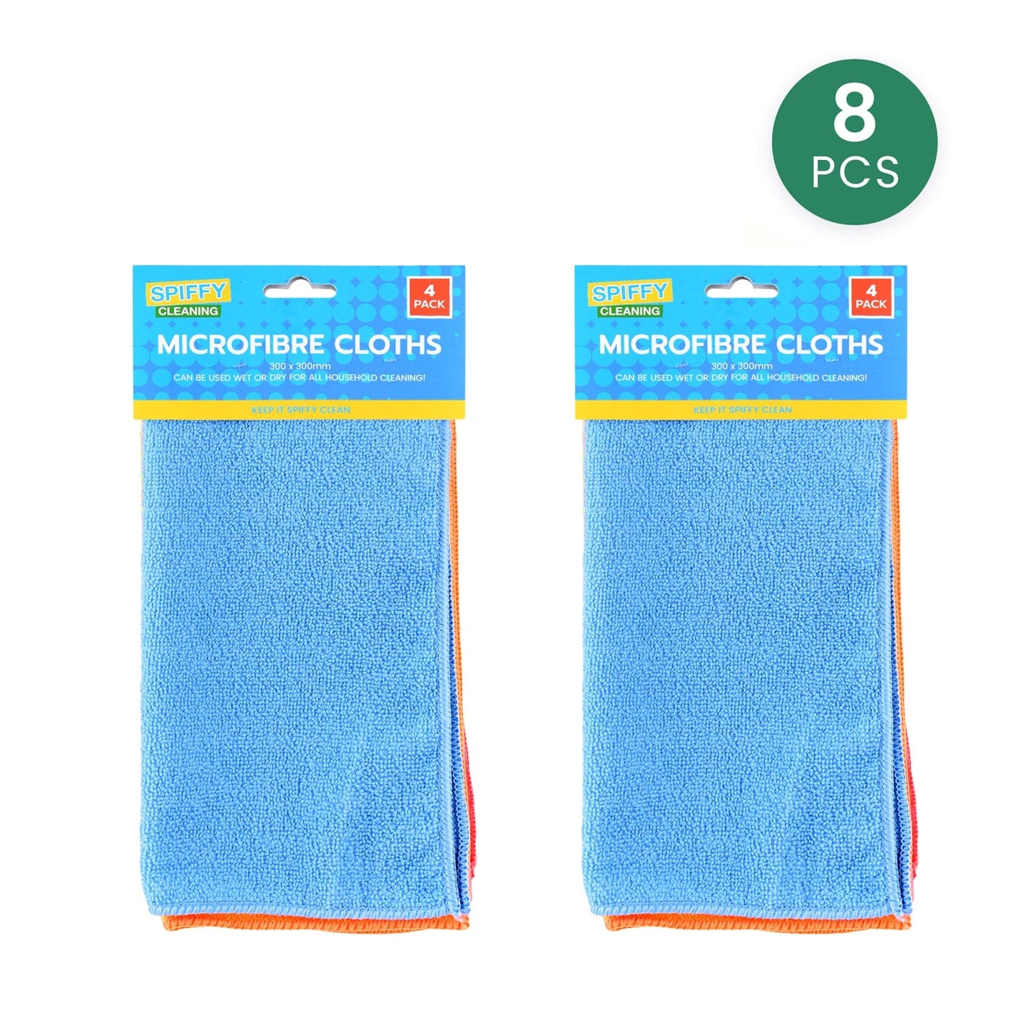 Spiffy Homewares 8PK Spiffy 30cm Microfibre Cloths