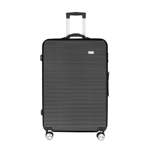 Flightmode 28" Digital Weighing Scale and USB Charging Port Lightweight Luggage Suitcase Black