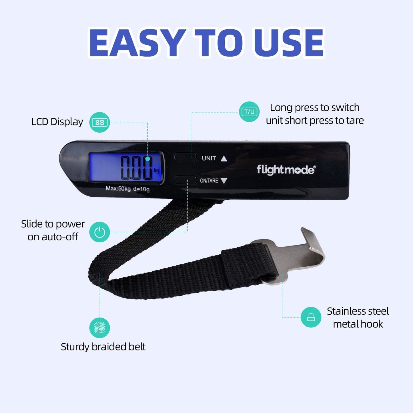 Flightmode Digital luggage scale Flightmode Digital Luggage Scale