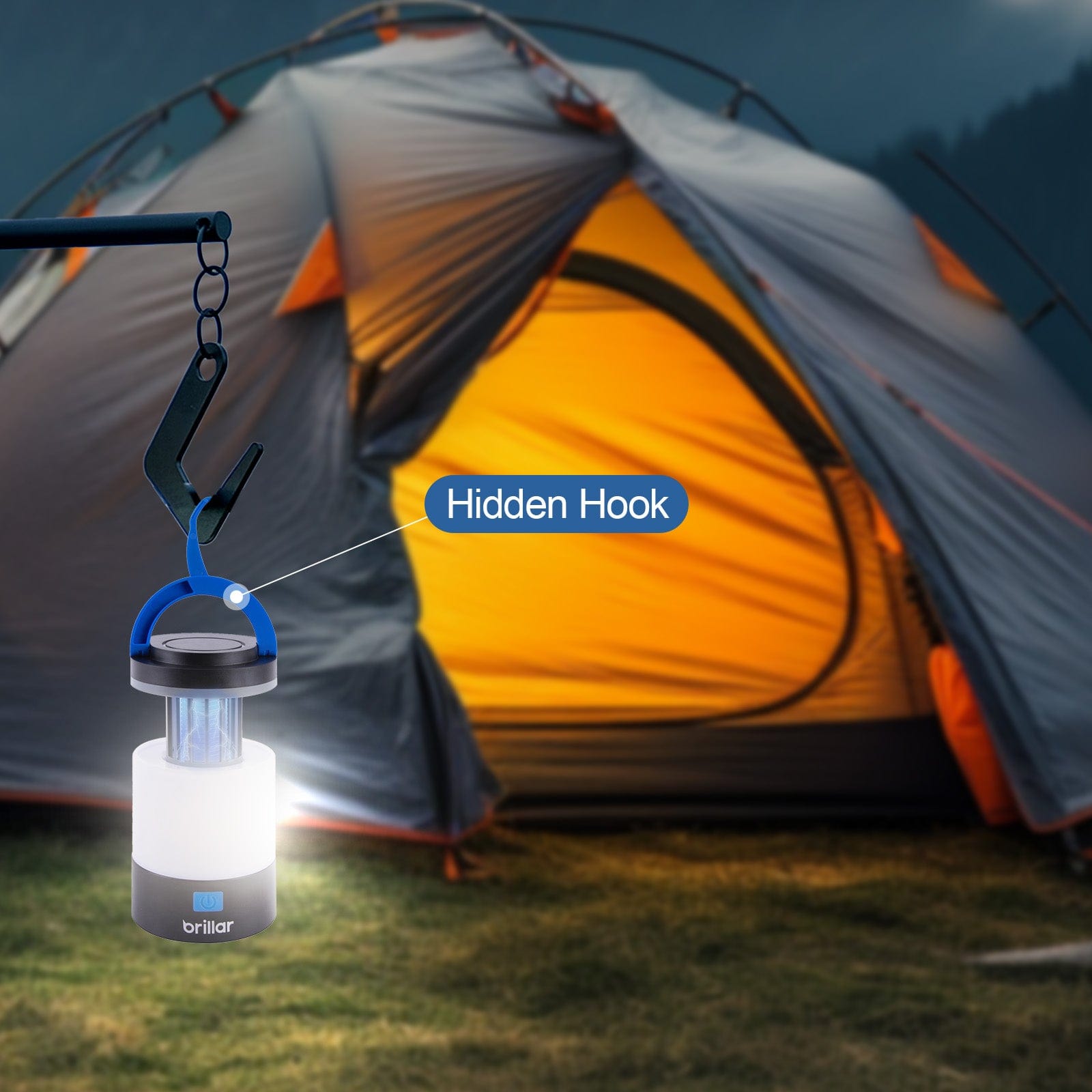 Brillar bug zapper lantern Brillar 3 in 1 Rechargeable Camping Bug Zapper Insect Killer Lantern