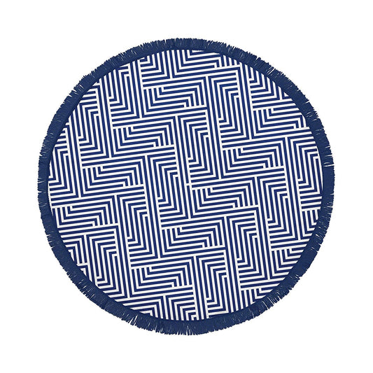 Lazy Dayz towel Copy of Round Beach Towel with Tinsel - Rainbow