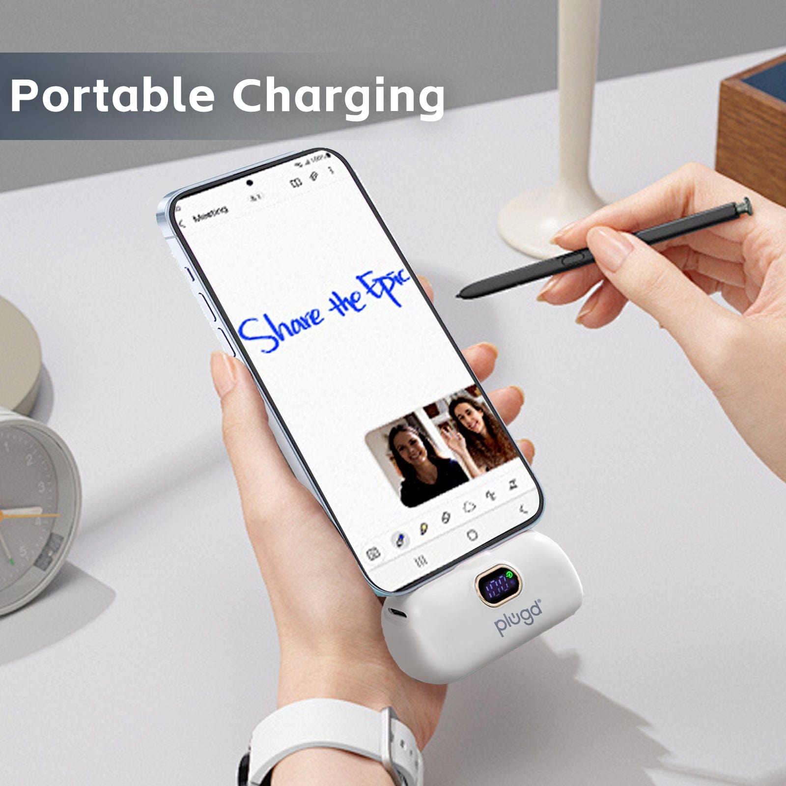 plugd power bank 5000mAh 18.5W Mini USB-C Fast Charge Power Bank