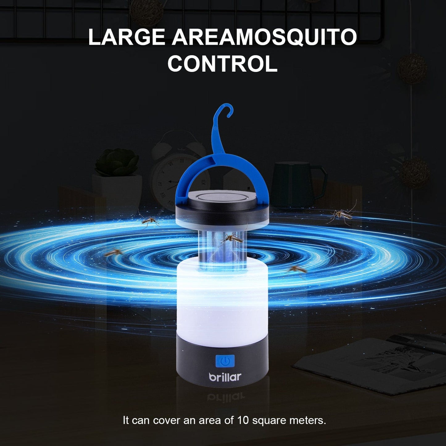 Brillar bug zapper lantern Brillar 3 in 1 Rechargeable Camping Bug Zapper Insect Killer Lantern