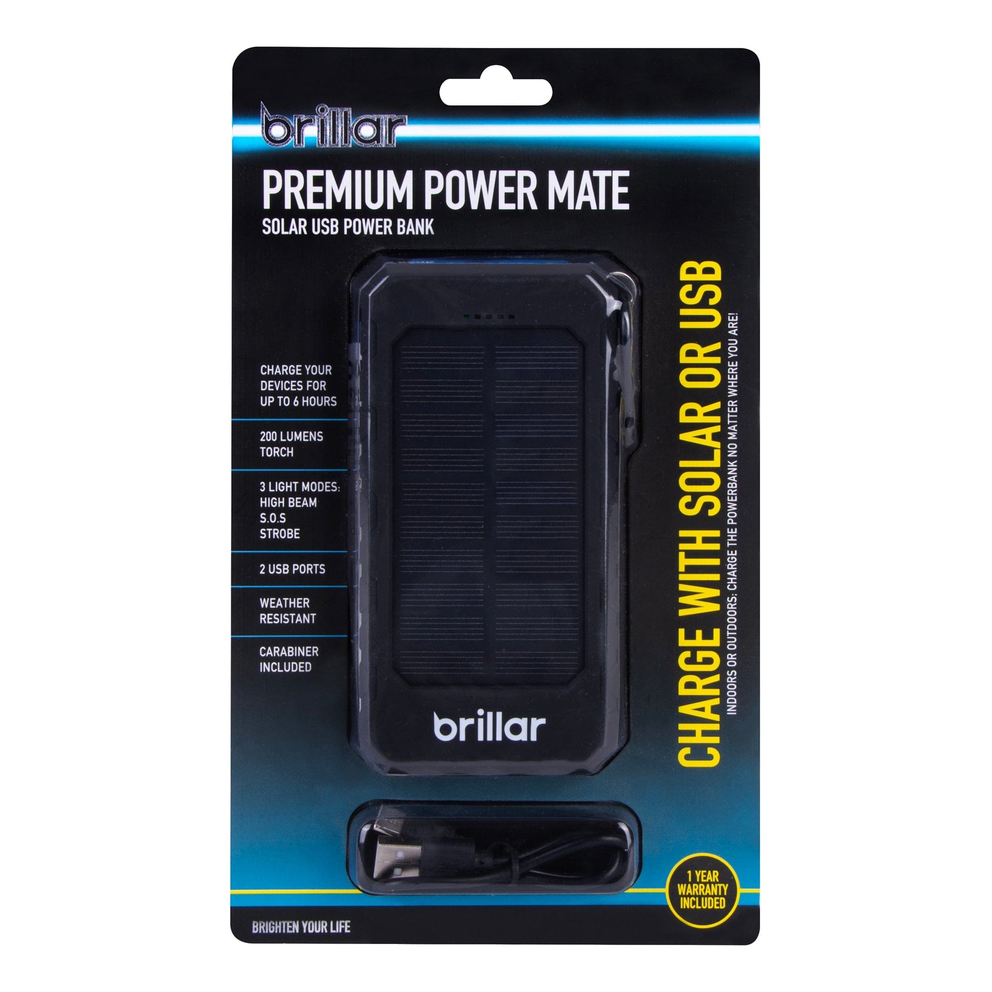 Brillar solar power bank Copy of Brillar Off The Grid 10W Foldable Solar Charger