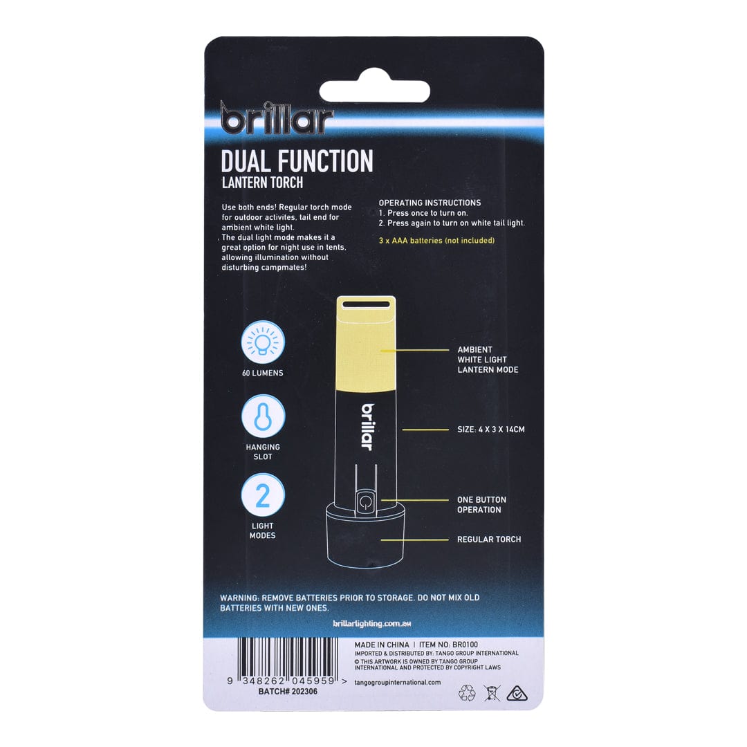 Brillar spotlight torch Brillar Dual Function Lantern Torch