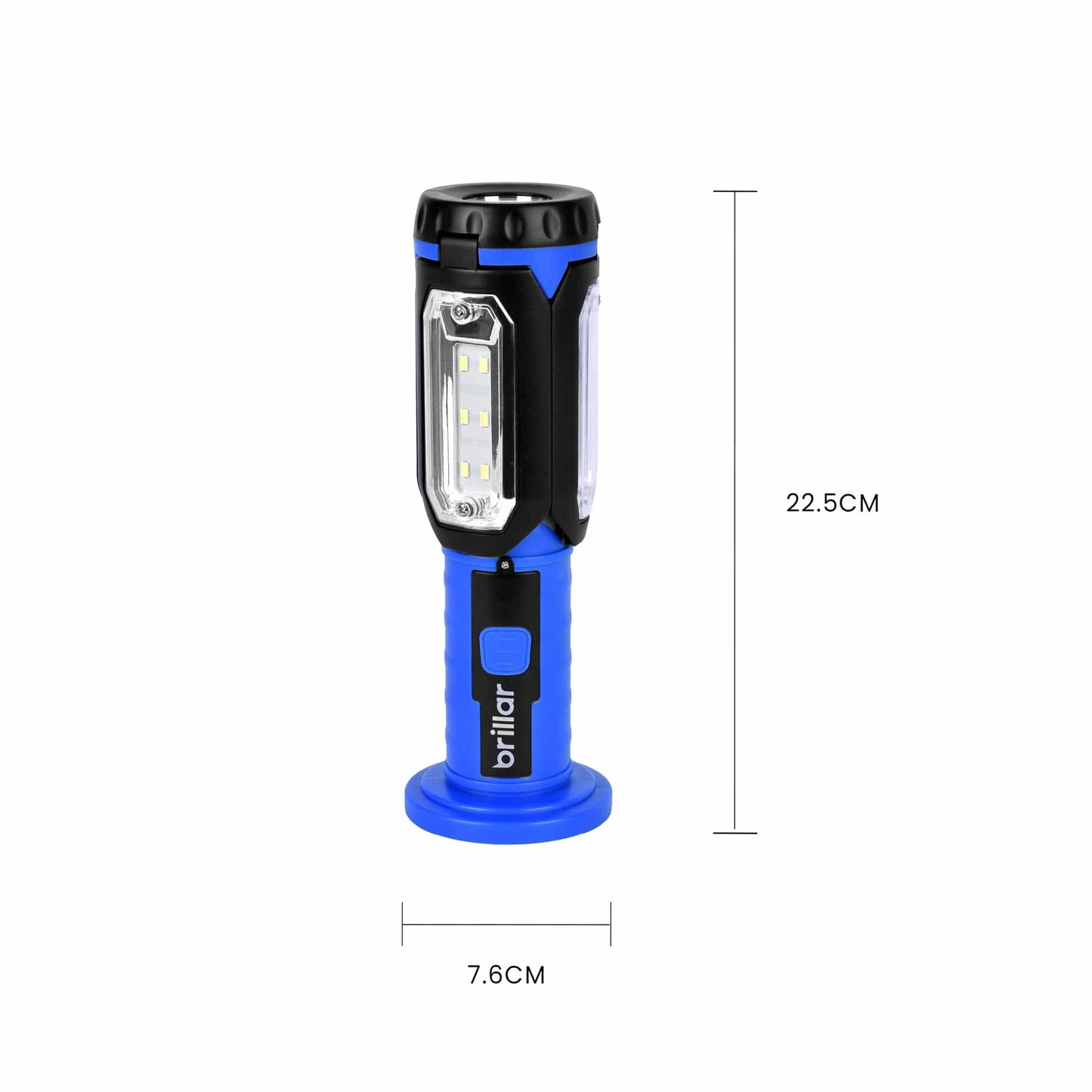 Brillar spotlight torch Brillar 200 Lumen 3 Foldable Panel LED Floodlight Lamp