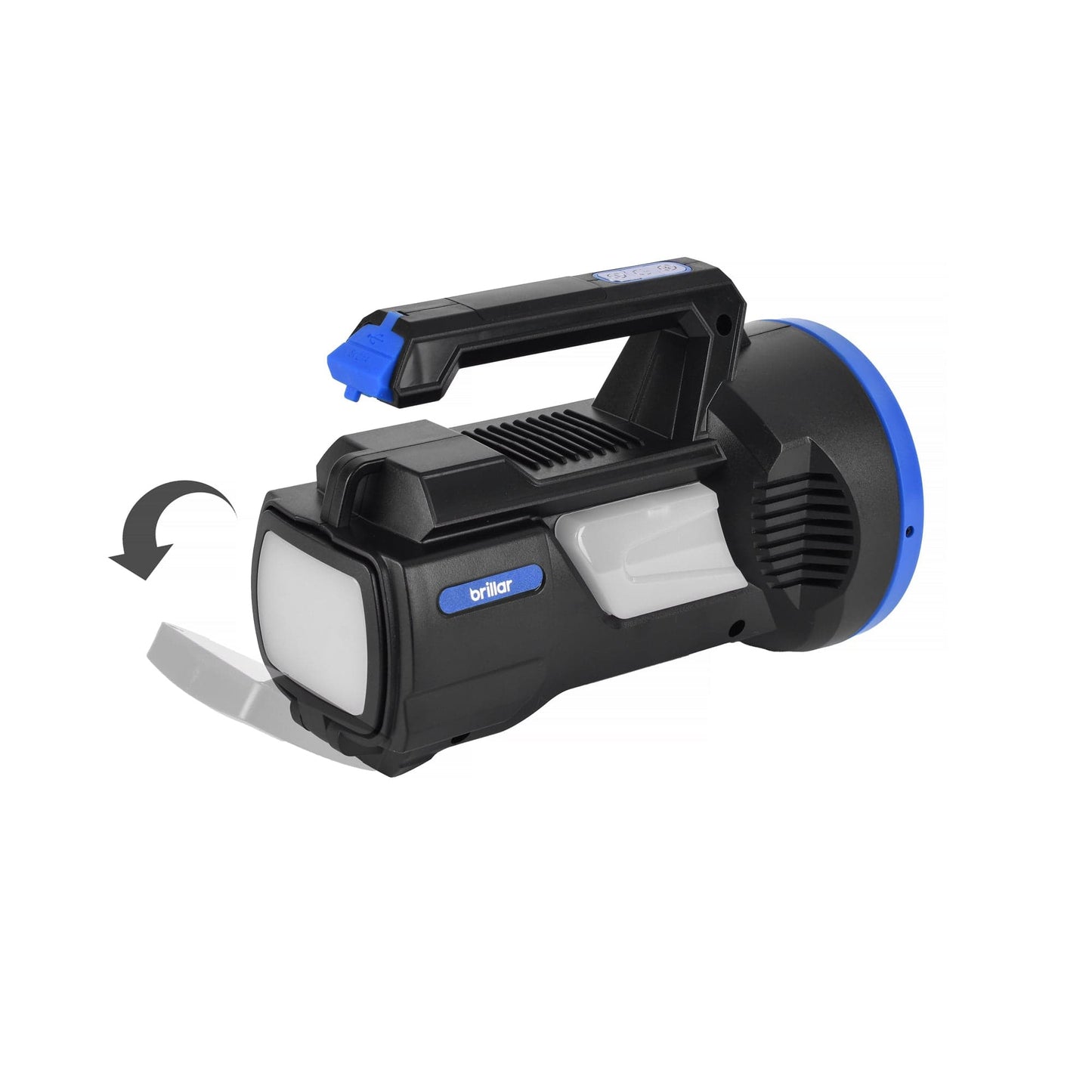 Brillar spotlight torch Brillar 300 Lumen USB Rechargeable Multifunction LED Searchlight