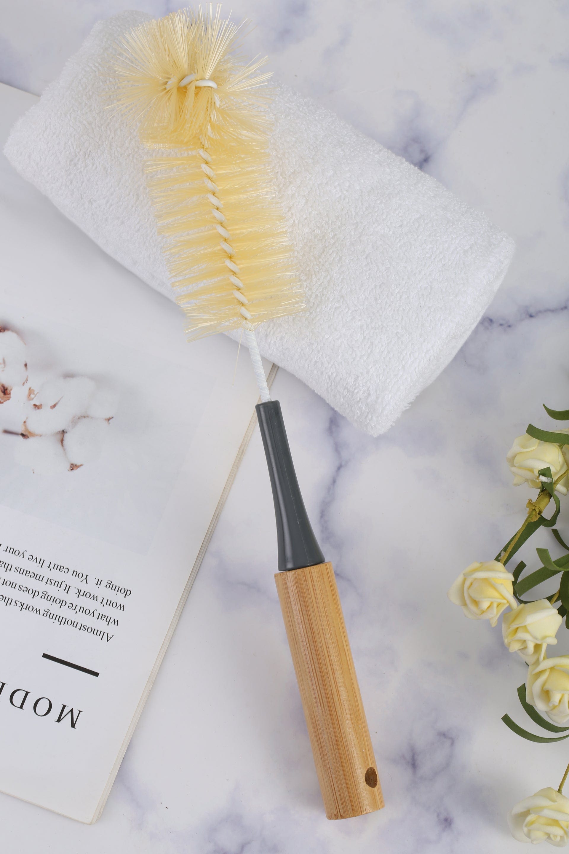 Clevinger bottle brush Clevinger Eco Cleaning Bamboo Bottle Brush