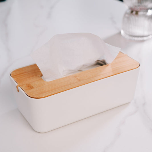 Living Today Bamboo Bamboo Fiber Tissue Box Dispenser