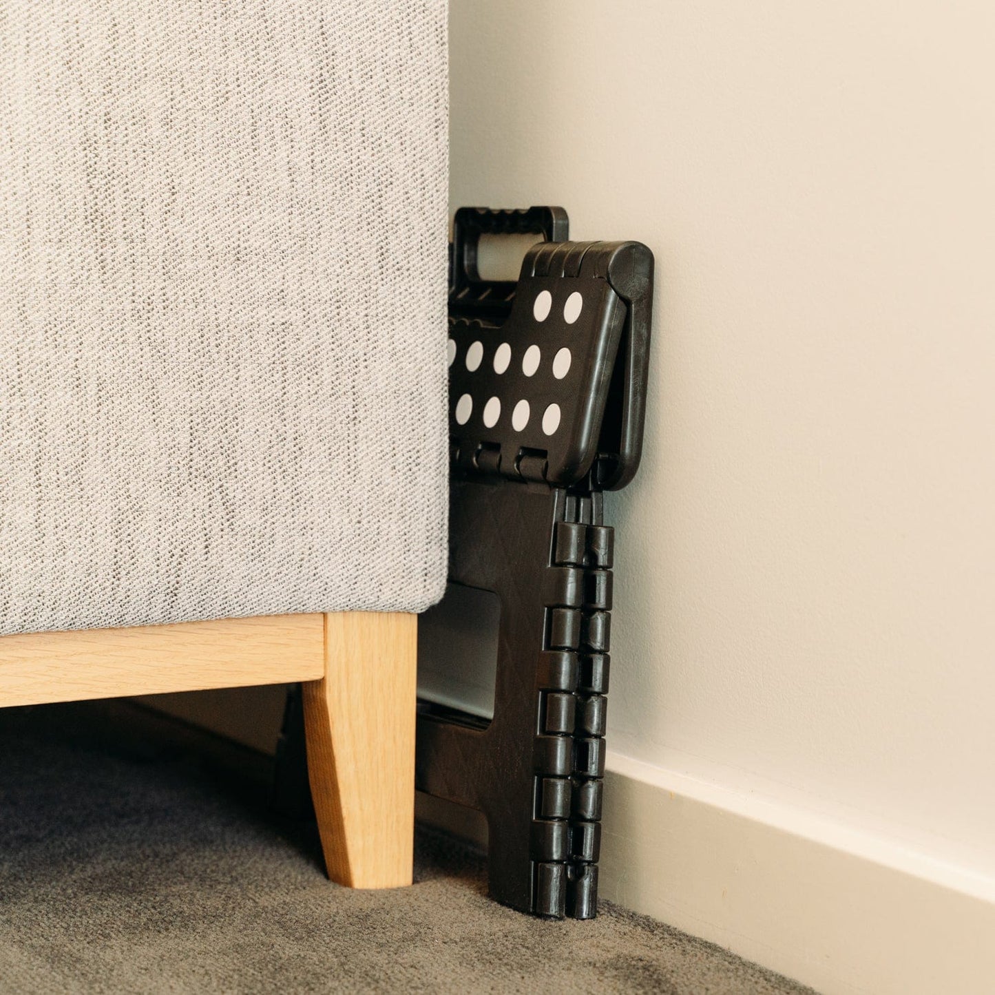 Living Today Plastic Folding Stool Portable Chair Outdoor Camping Black