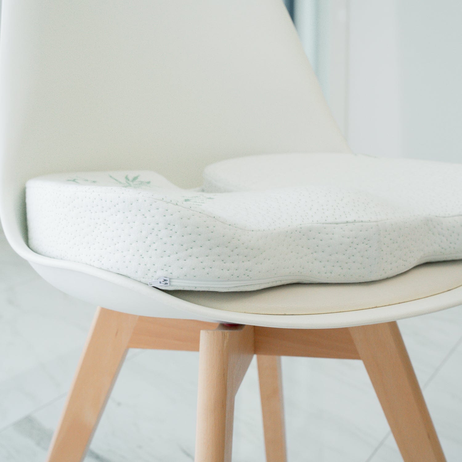 Living Today Homewares Bamboo Memory Foam Pressure Relief - Seat Cushion