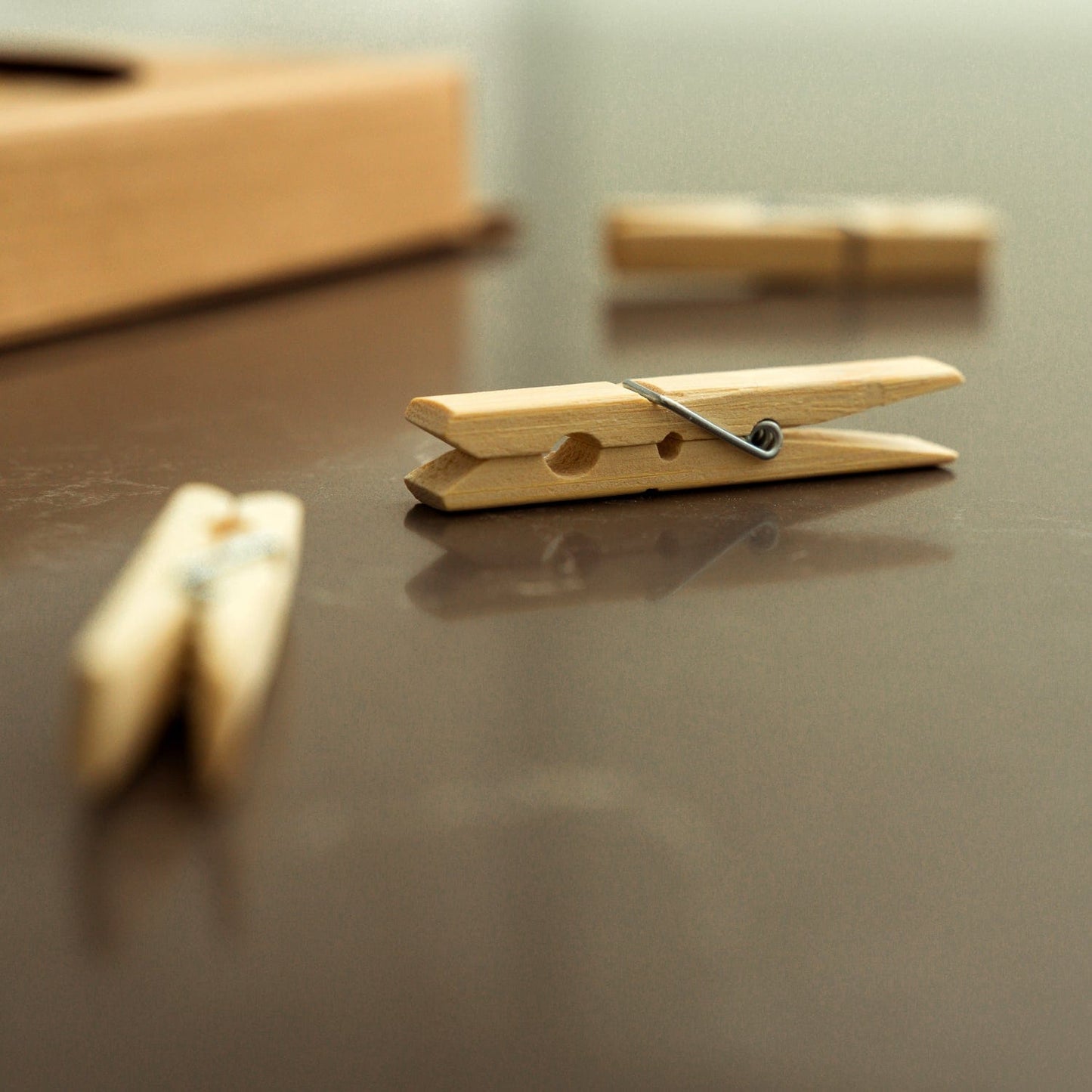 Clevinger laundry Eco Bamboo Clothes Pegs 50 Pcaks