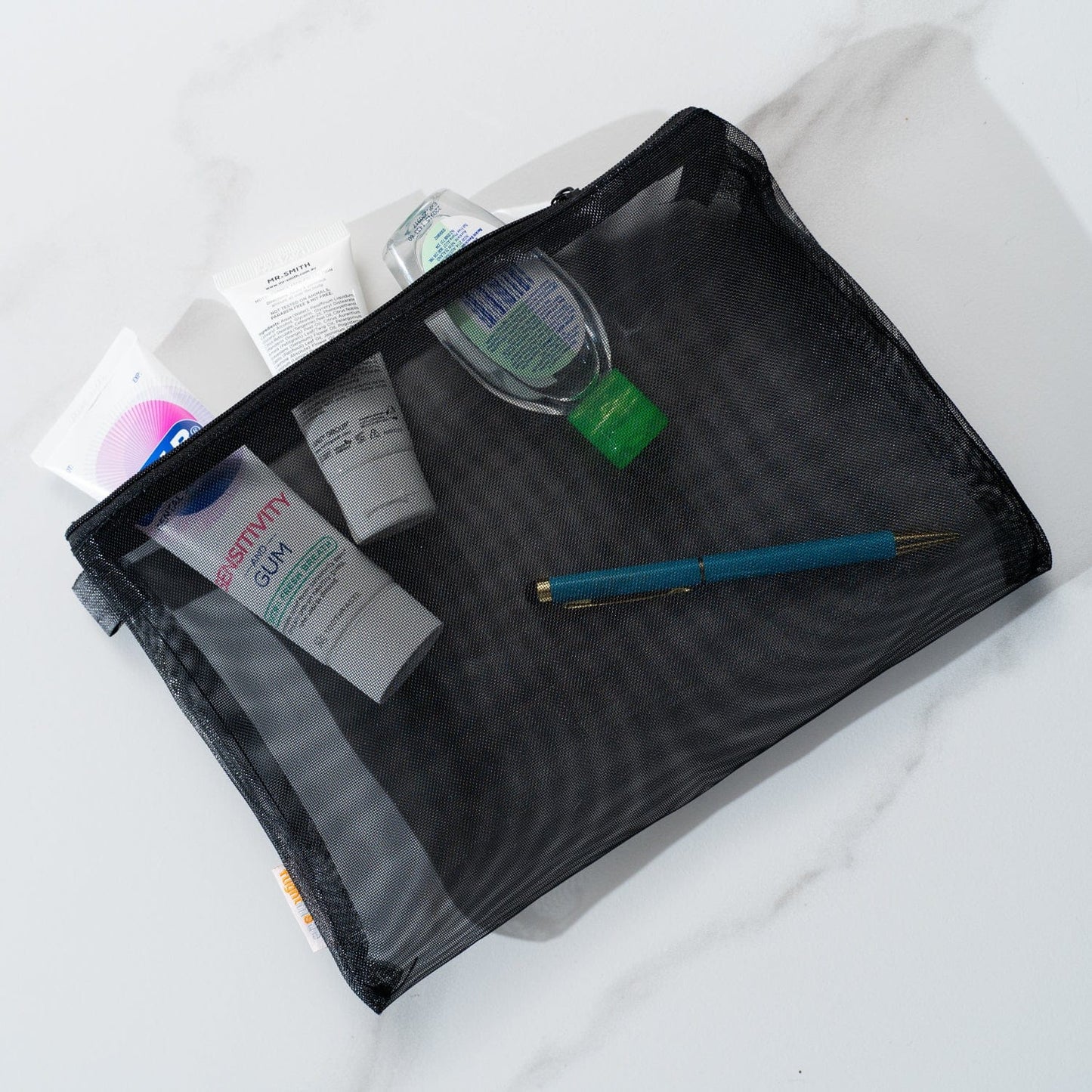 Flightmode 3 Pack Zipper Travel Cosmetic Mesh Bag Set