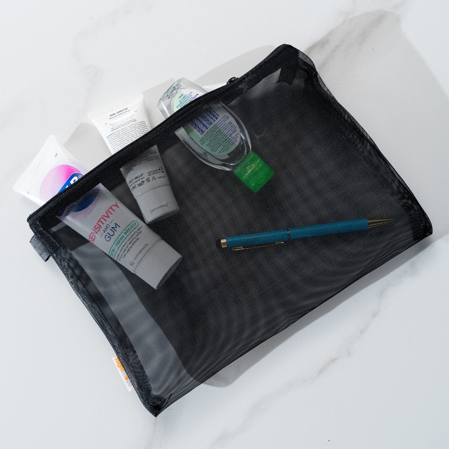 Flightmode 3 Pack Zipper Travel Cosmetic Mesh Bag Set