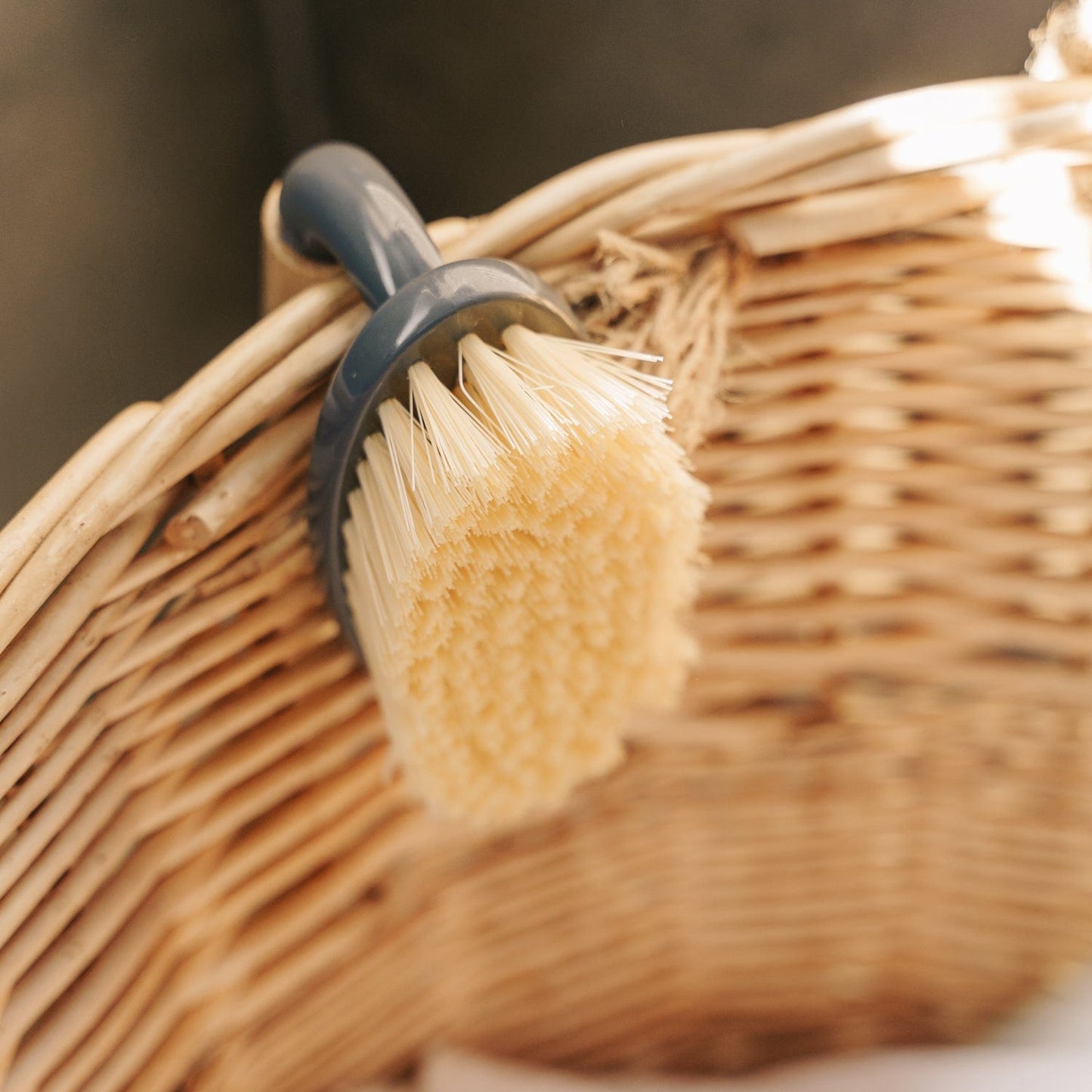 Clevinger laundry & cleaning, bamboo Eco Bamboo Handle Iron Household Scrubber Brush