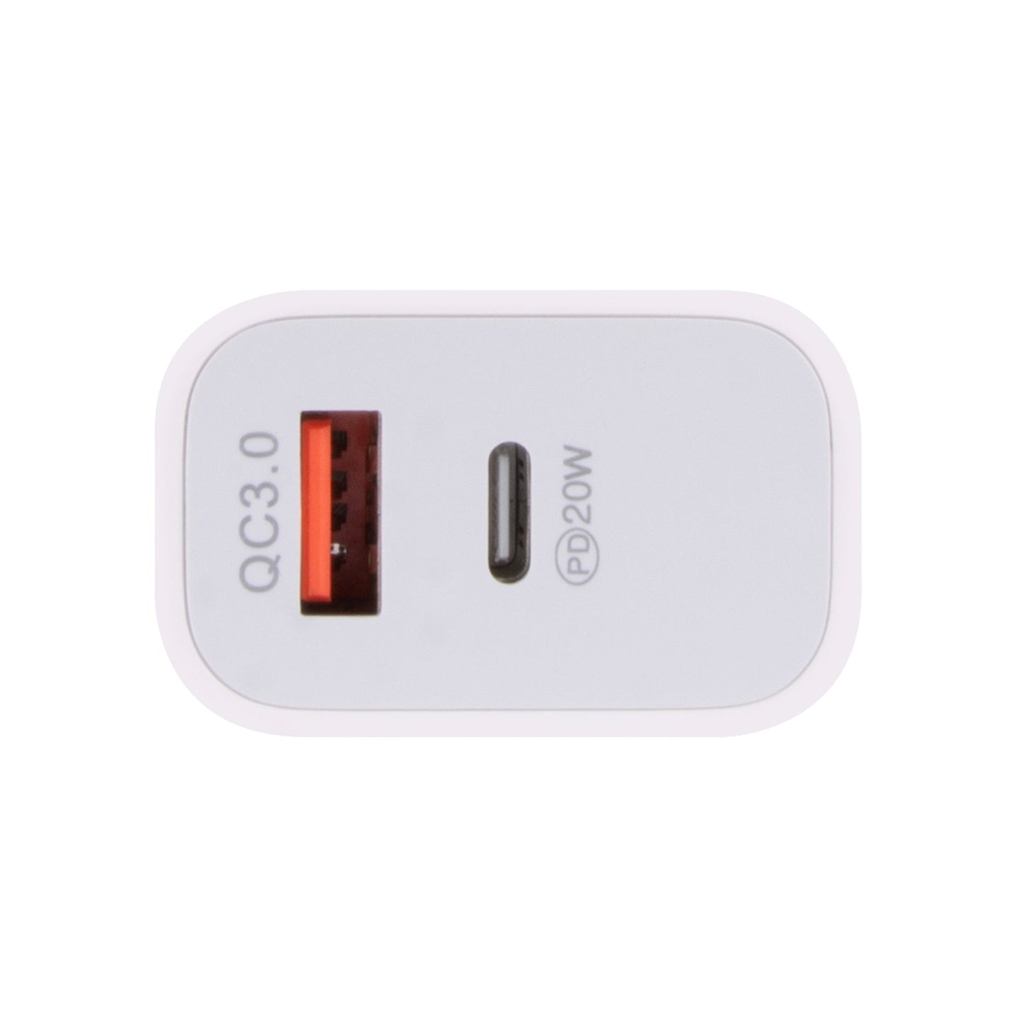 plugd wall charger 20W USB C & USB A Fast Charging Wall Charger + 1M USB C to USB C Cable