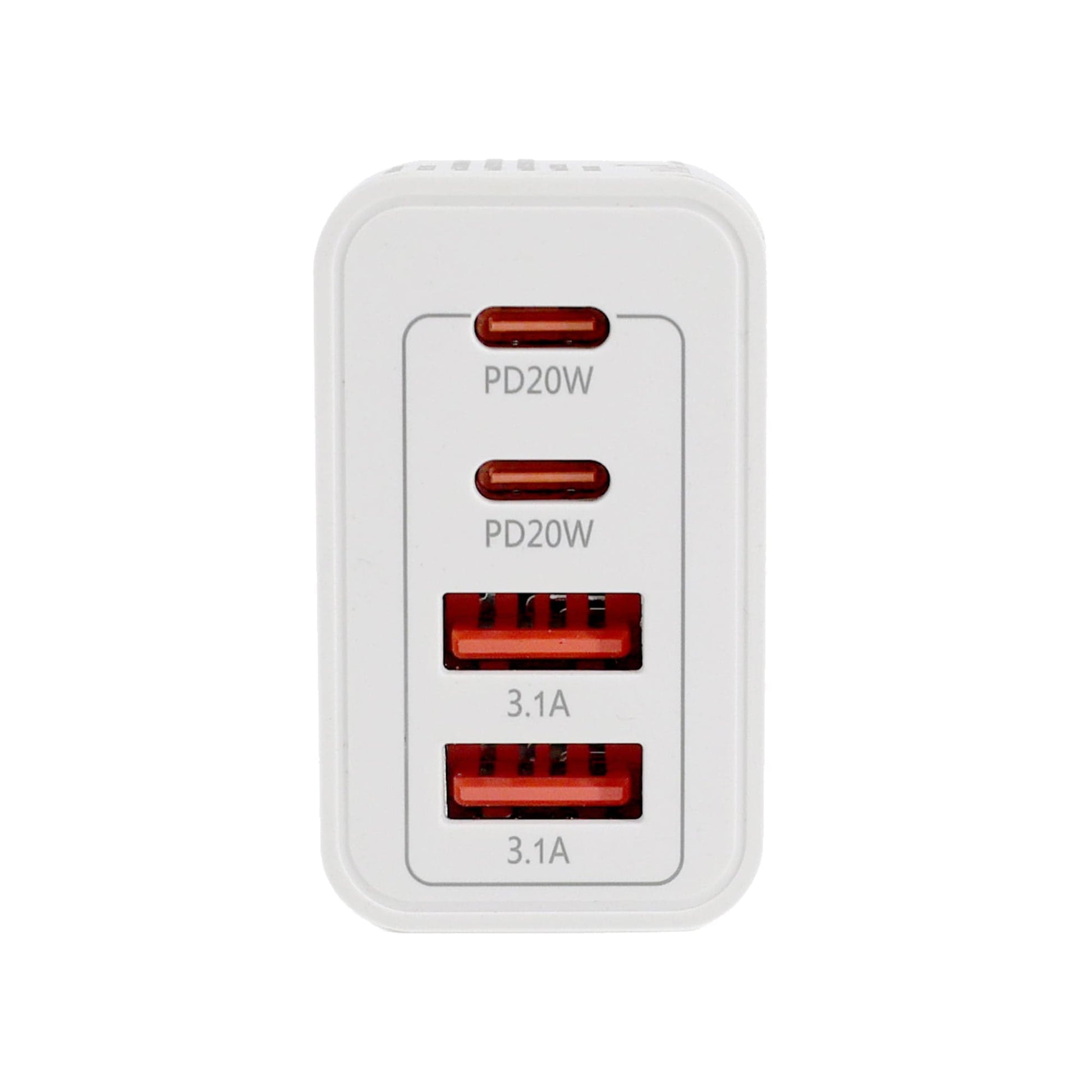plugd USB charger 4 PORT  WALL CHARGER USB C+USB A