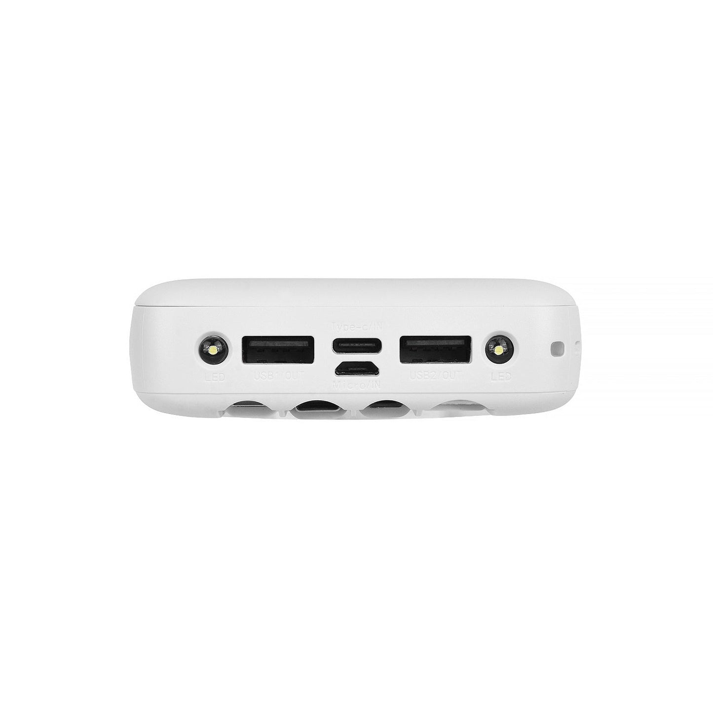 plugd power bank 5000mAh Fast Charge Power Bank with 4 Built-in Cables and LED Lights