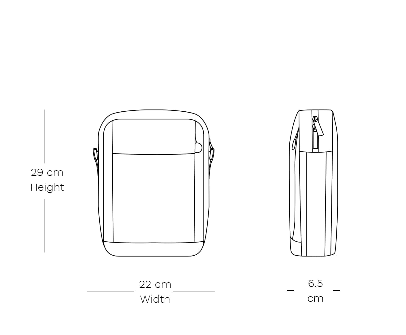 Flightmode Bags and Luggage Flightmode Cross Body Bag - Charcoal