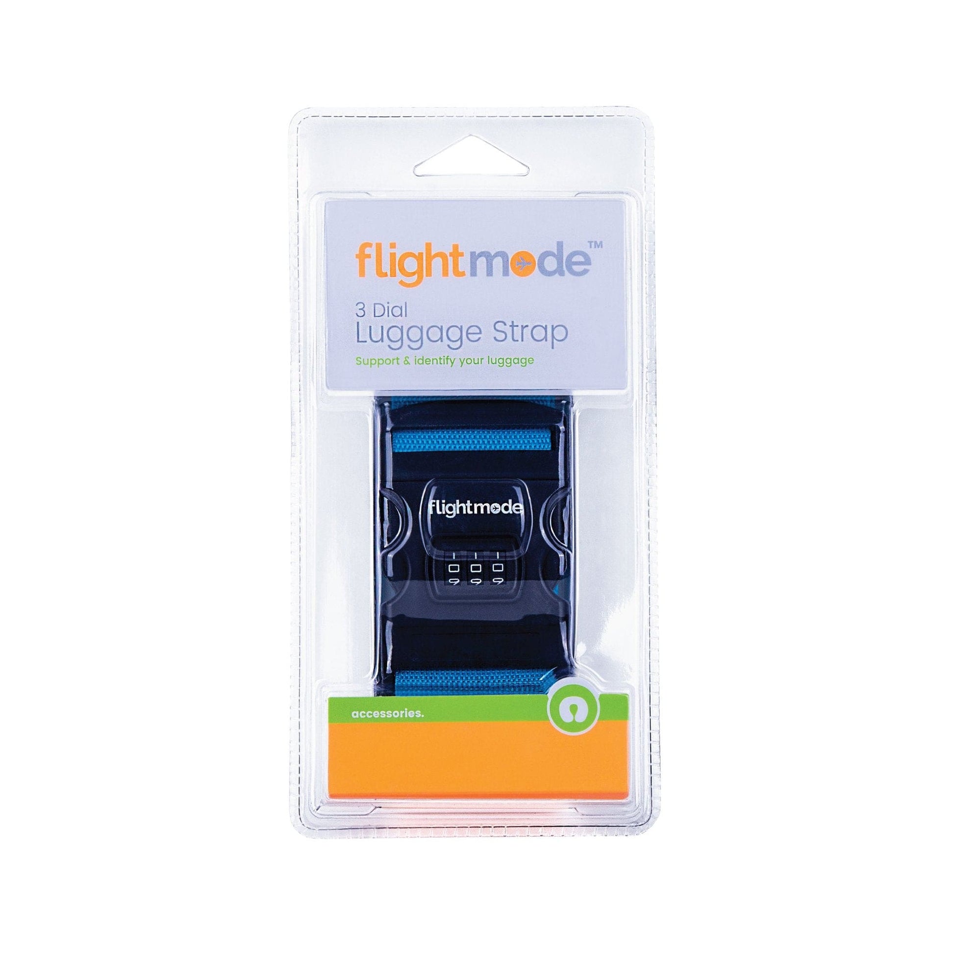 Flightmode Flightmode 3 Dial Travel Bag Strap Random Color