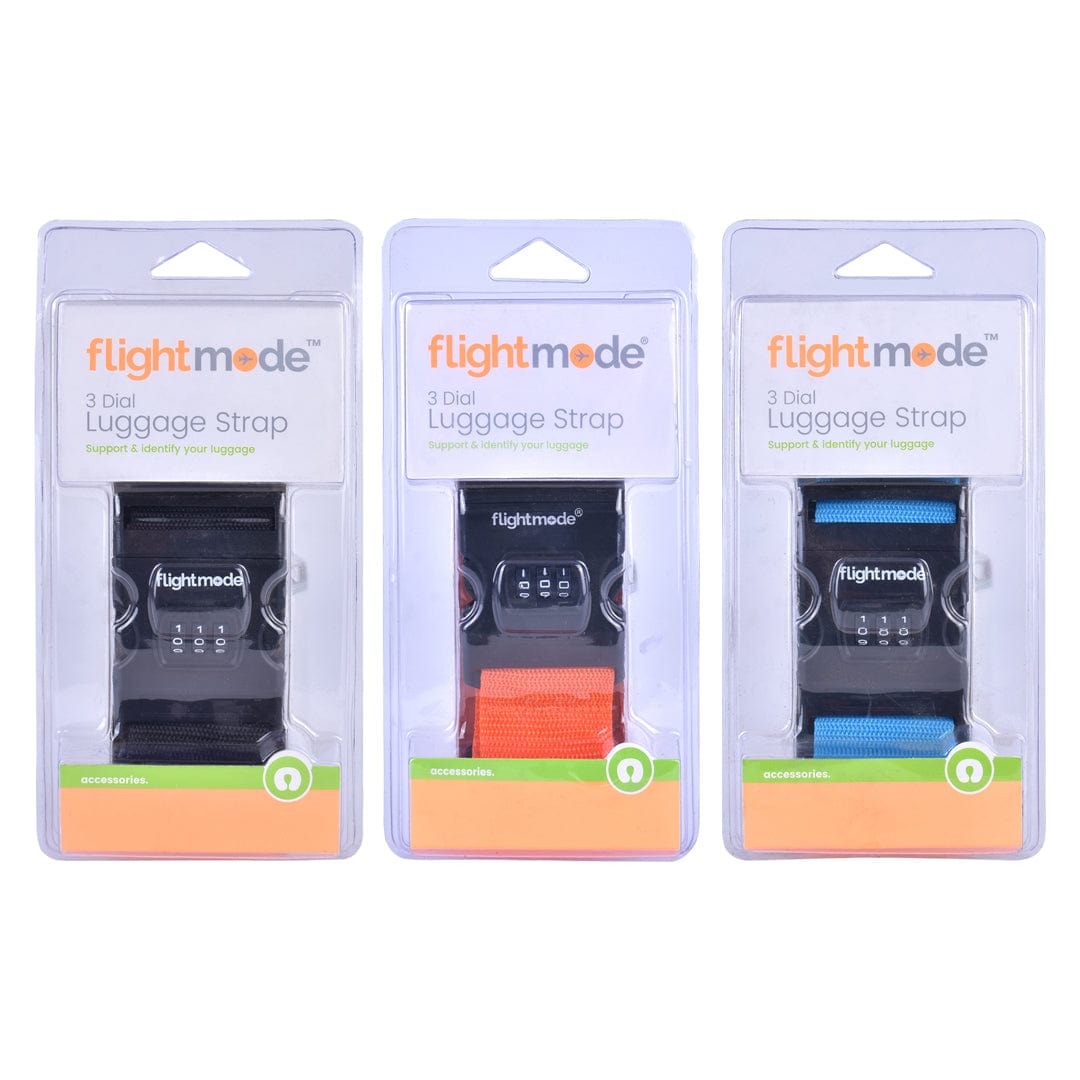 Flightmode Flightmode 3 Dial Travel Bag Strap Random Color