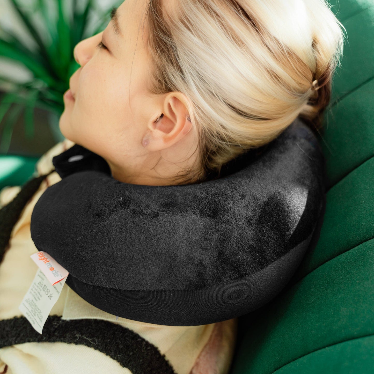 Flightmode Bags and Luggage Deluxe Mircobead Travel Pillow