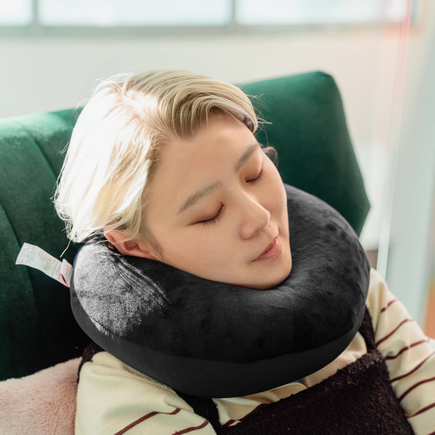 Flightmode Bags and Luggage Deluxe Mircobead Travel Pillow