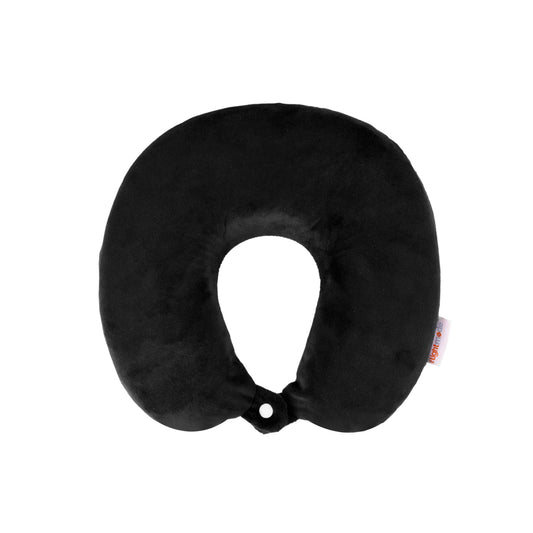 Flightmode Bags and Luggage Deluxe Memory Foam Travel Pillow Black