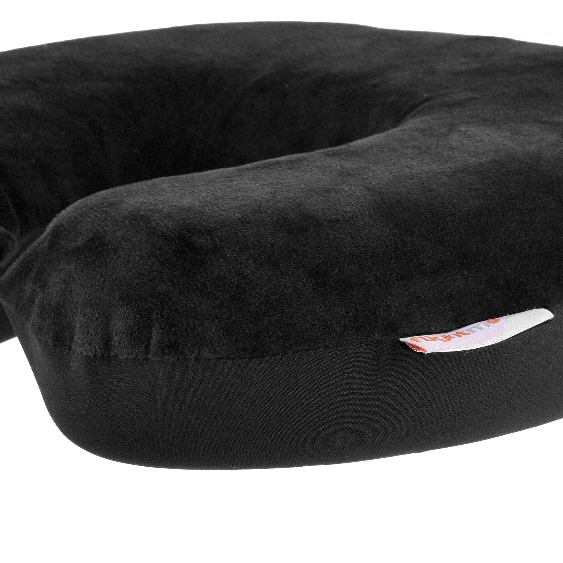 Flightmode Bags and Luggage Deluxe Memory Foam Travel Pillow Black