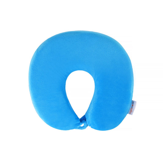 Flightmode Bags and Luggage Deluxe Memory Foam Travel Pillow Blue