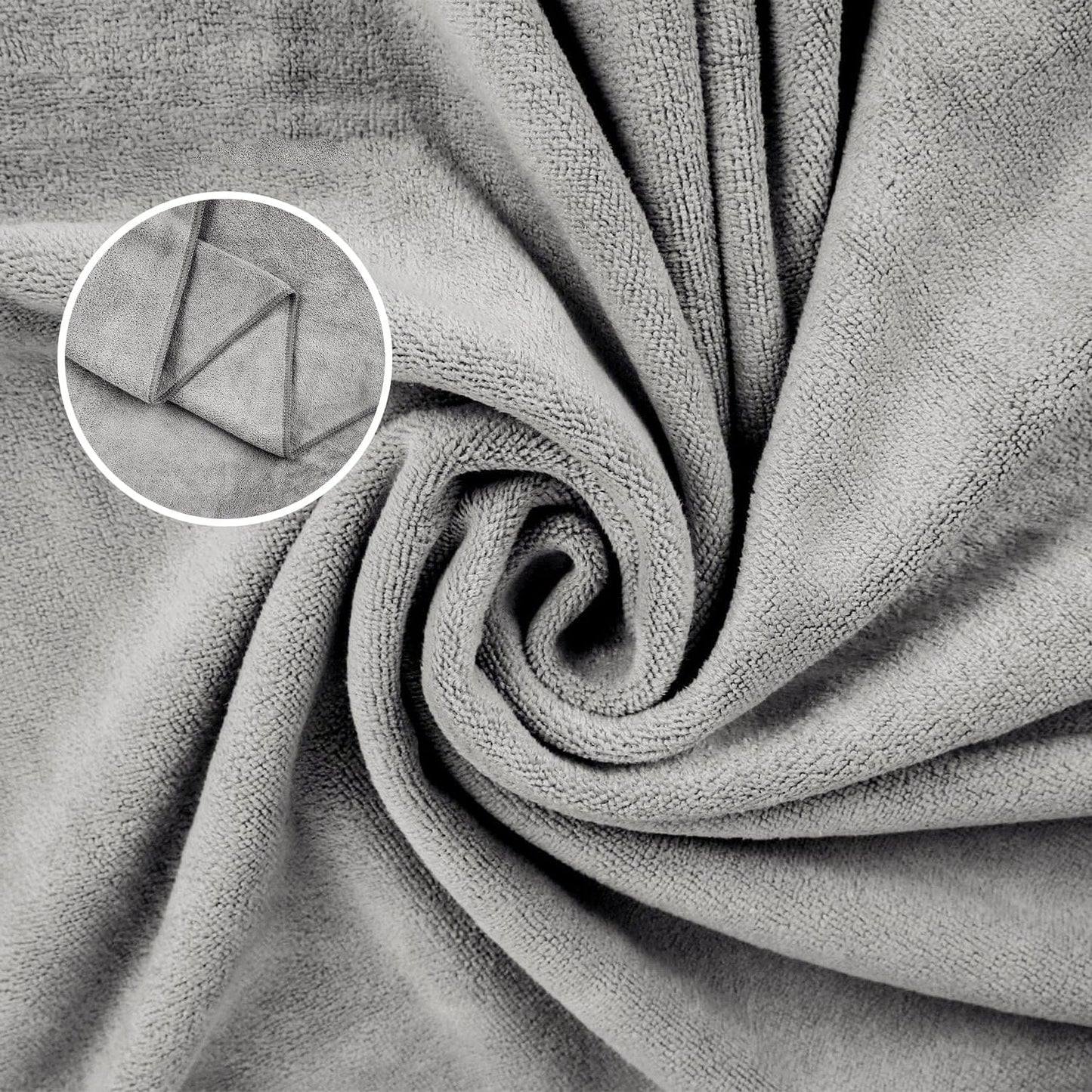 Flightmode travel MicroFibre Travel Towel Grey