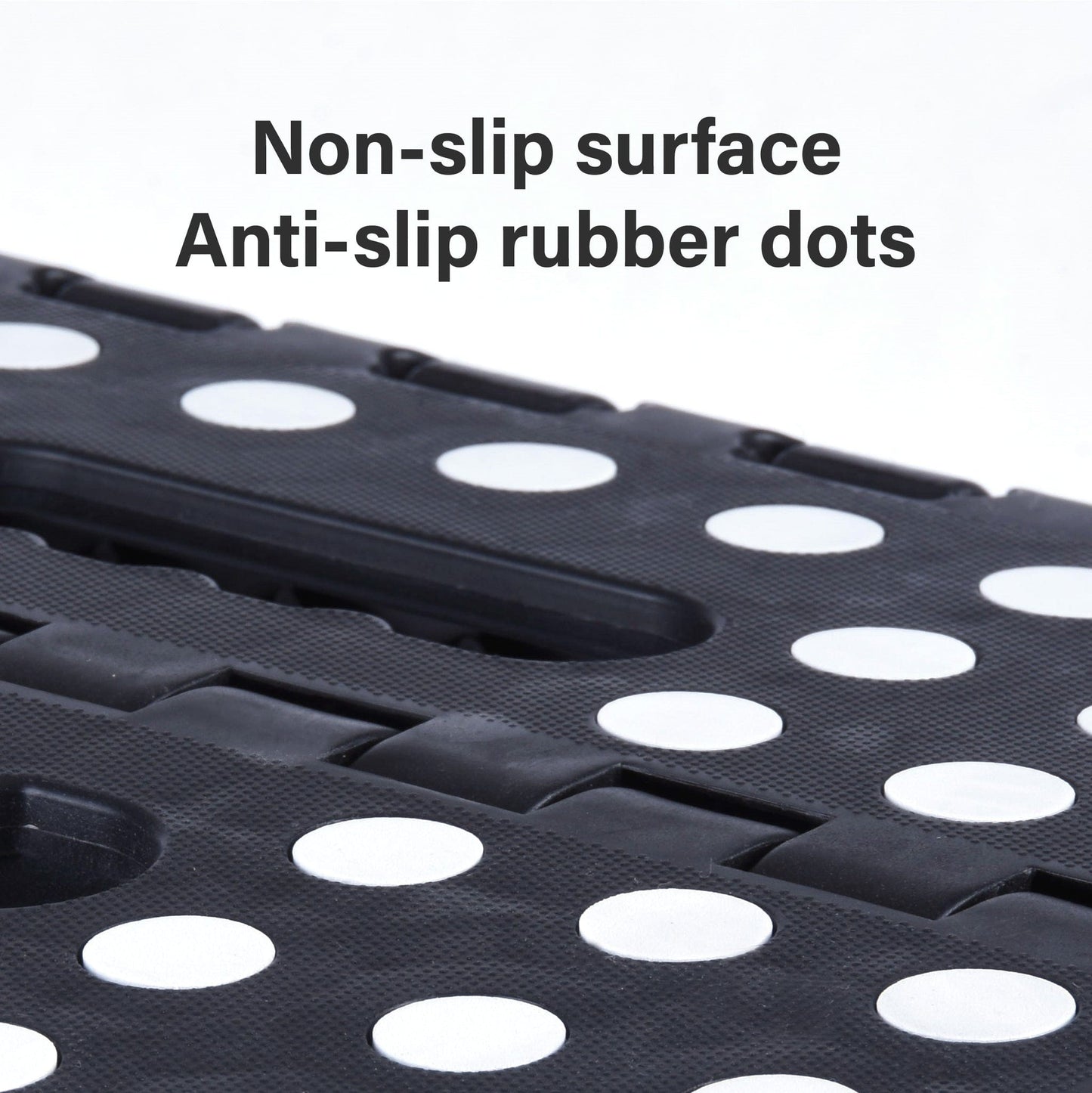 Living Today Stool Portable Plastic Foldable Chair Outdoor Bathroom Kitchen Adult Kids Black