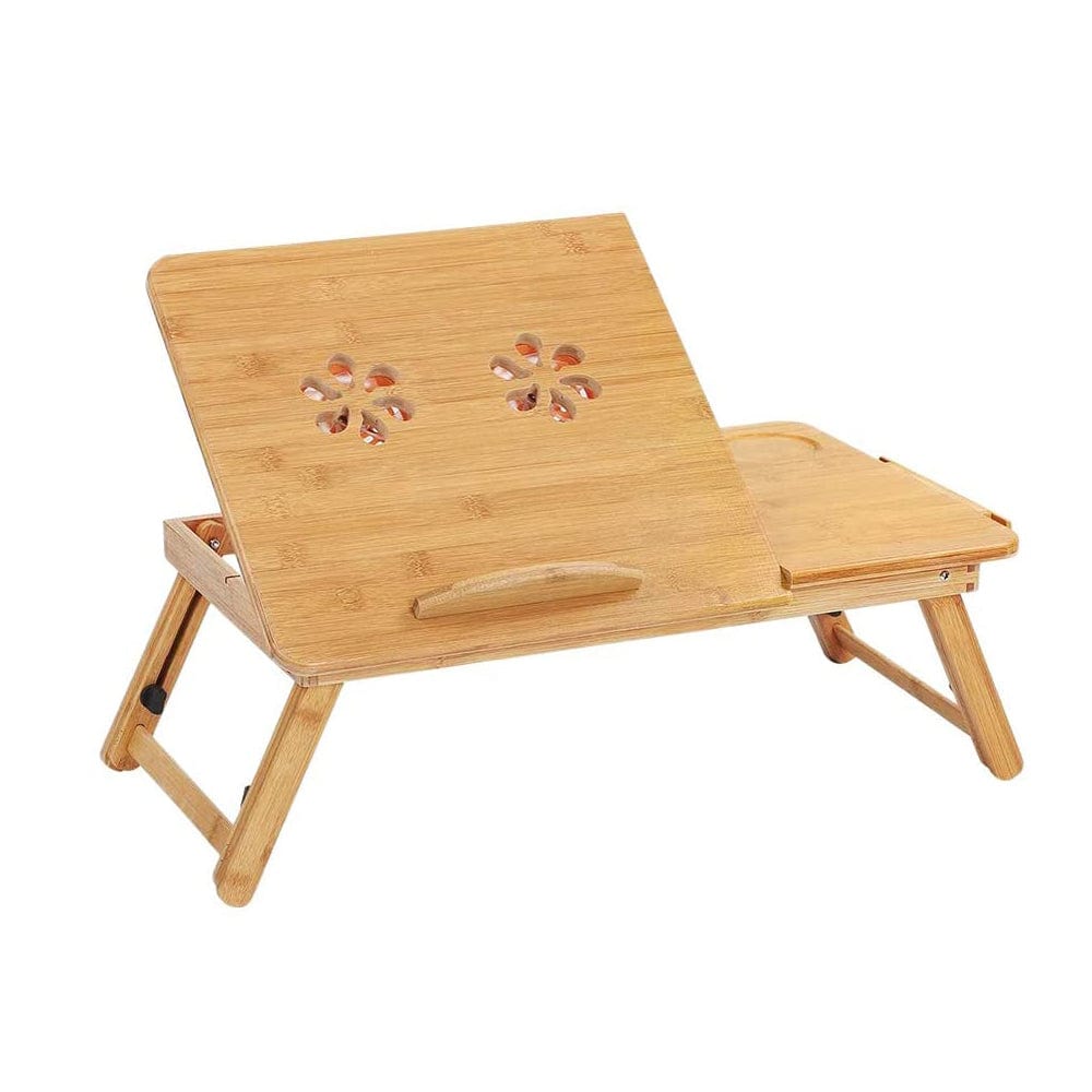 Living Today Homewares Foldable Bamboo Laptop Table, Bed Tray and Workstation