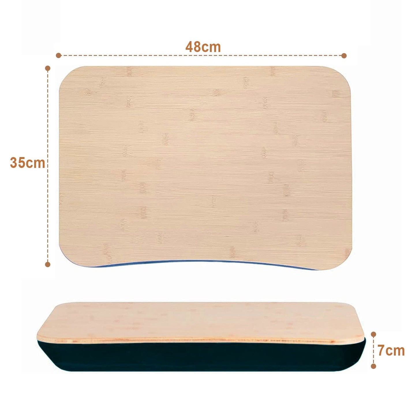 Living Today Office Furniture Portable Bamboo Laptop PC Table Lap Tray Workstation