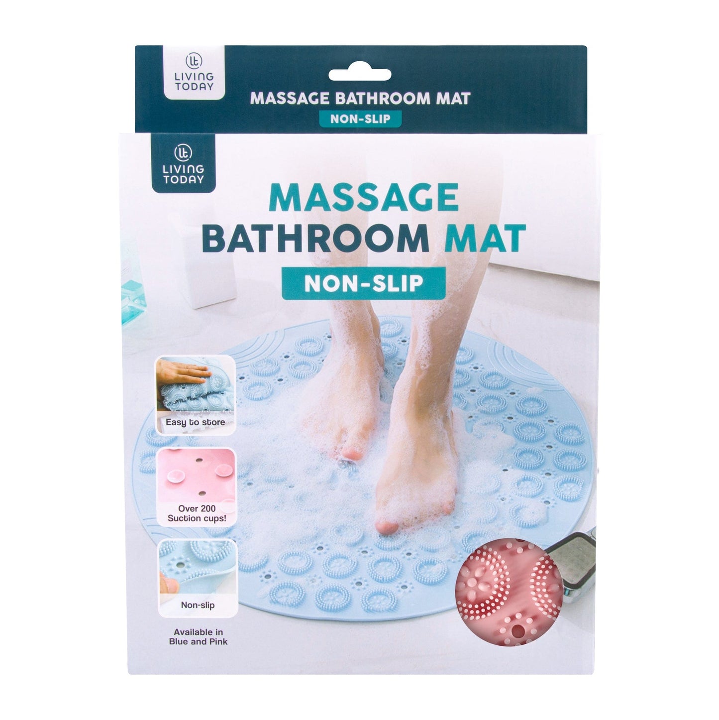 Living Today Homewares Living Today Non-Slip Massage Bathroom Mat