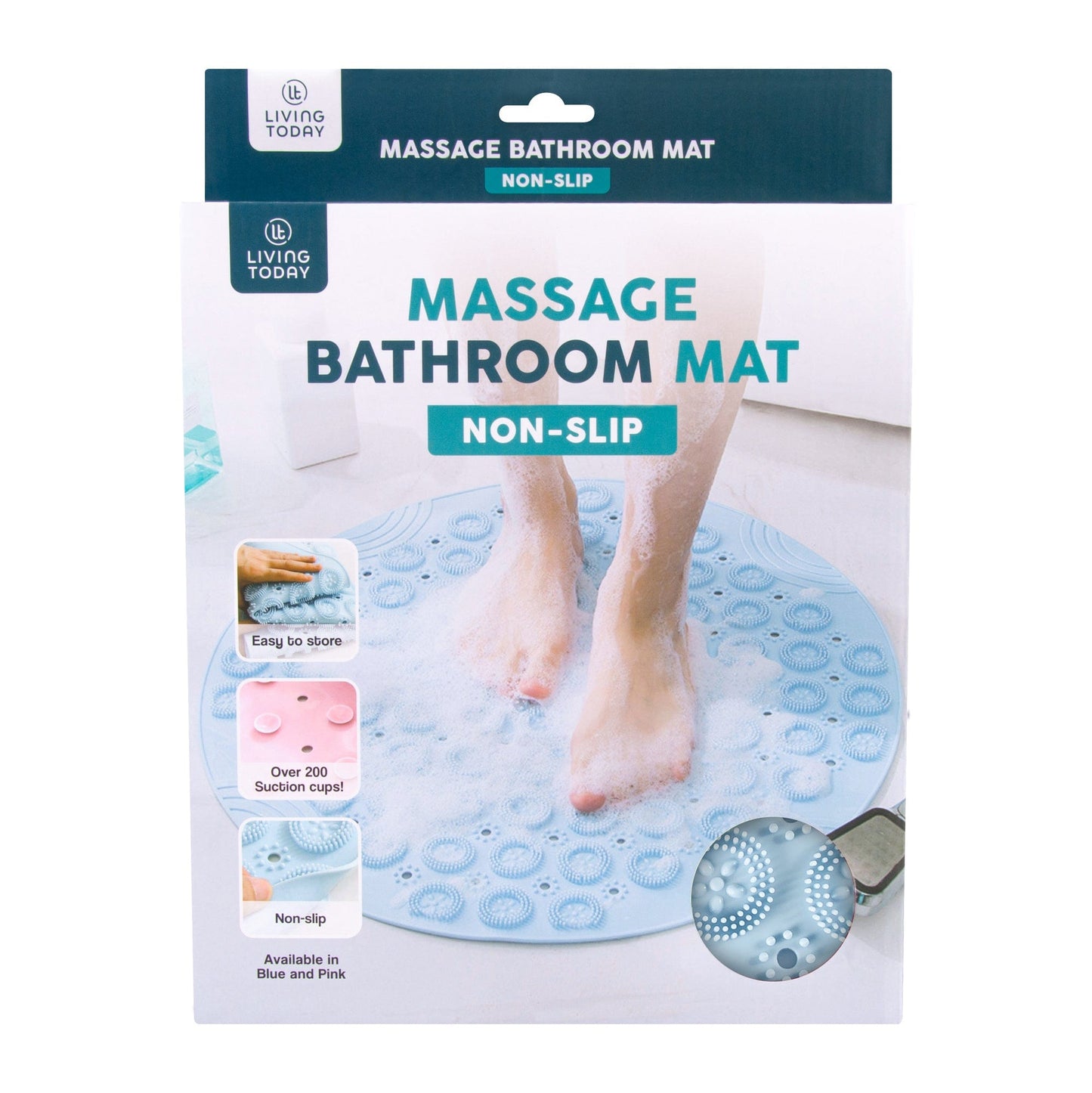 Living Today Homewares Living Today Non-Slip Massage Bathroom Mat
