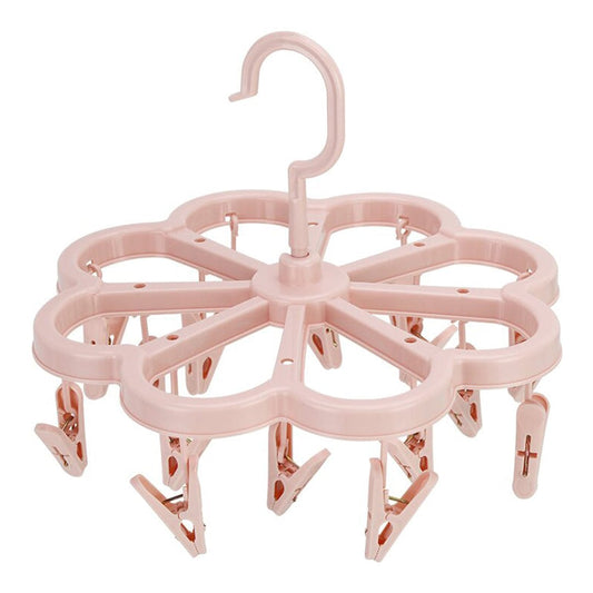 Living Today airer Living Today Collapsible 16 Pegs Airer Pink