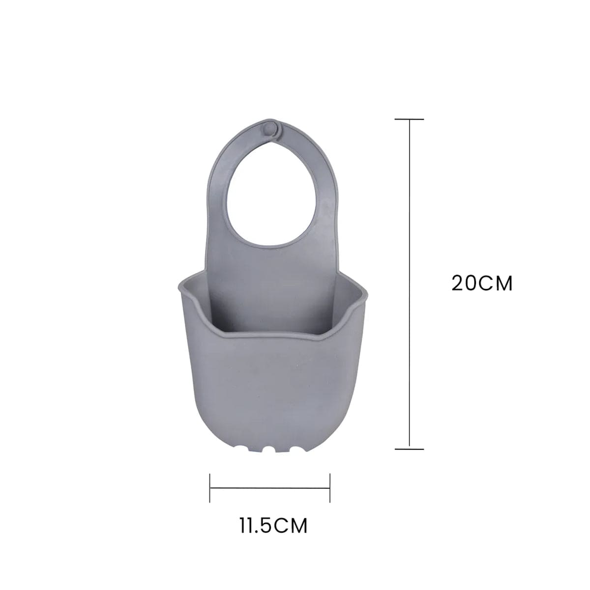 COOK EASY Dish Brush 2 Pcs Sink Caddy Silicone Sponge Rack