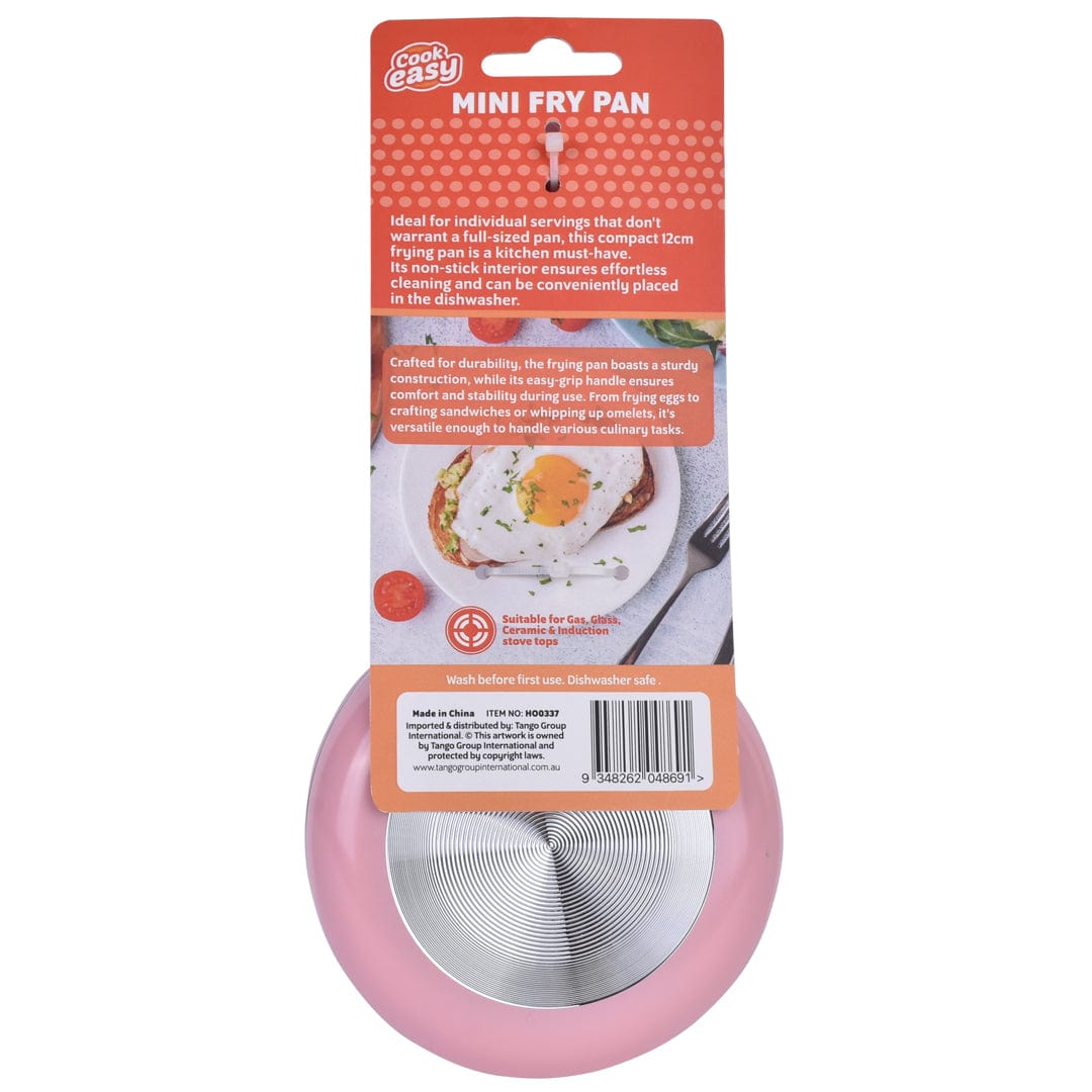 COOK EASY frying pan 12cm Mini Non Stick Aluminium Frying Pan Round Egg Pan