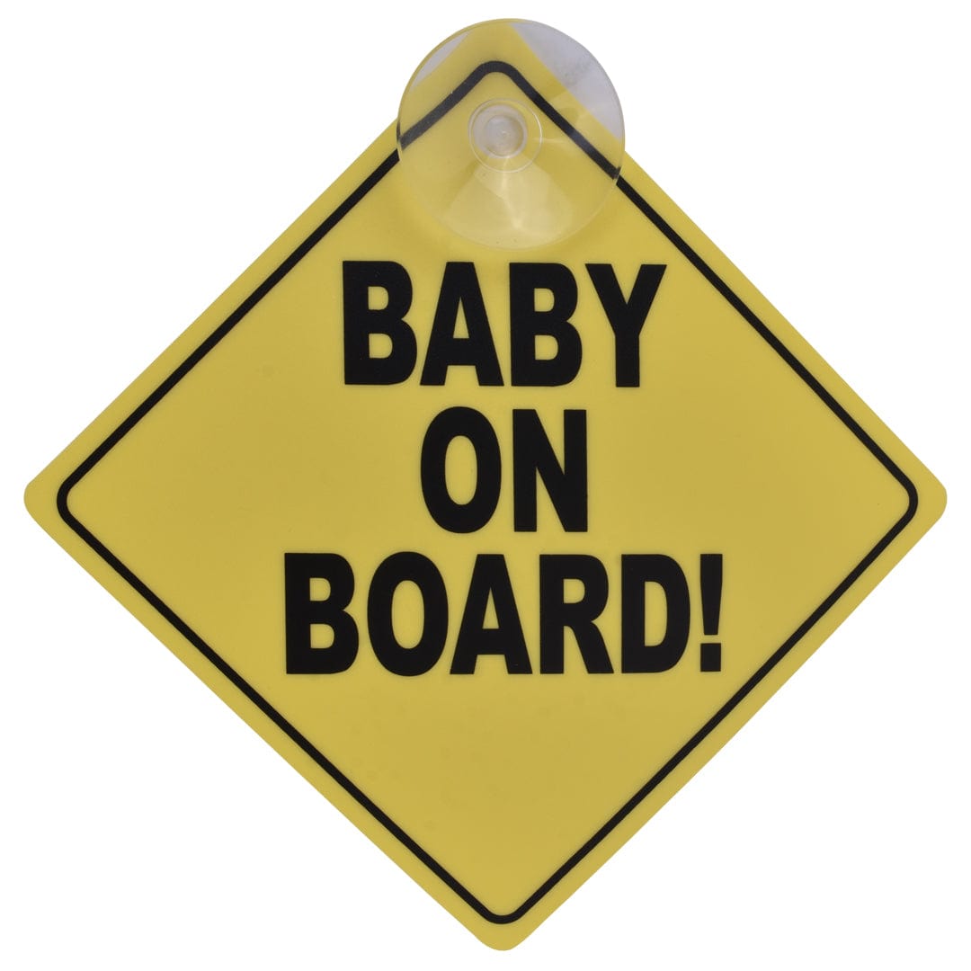 Living Today car accessories 2 Pcs Baby On Board Car Safety Sign 13x13cm