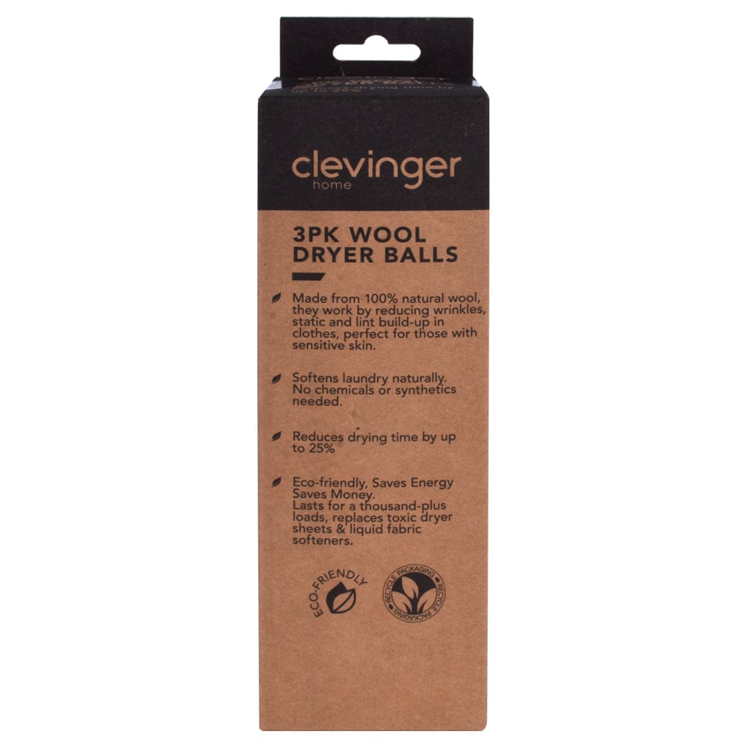 Clevinger laundry 3 Pcs Wool Dryer Balls
