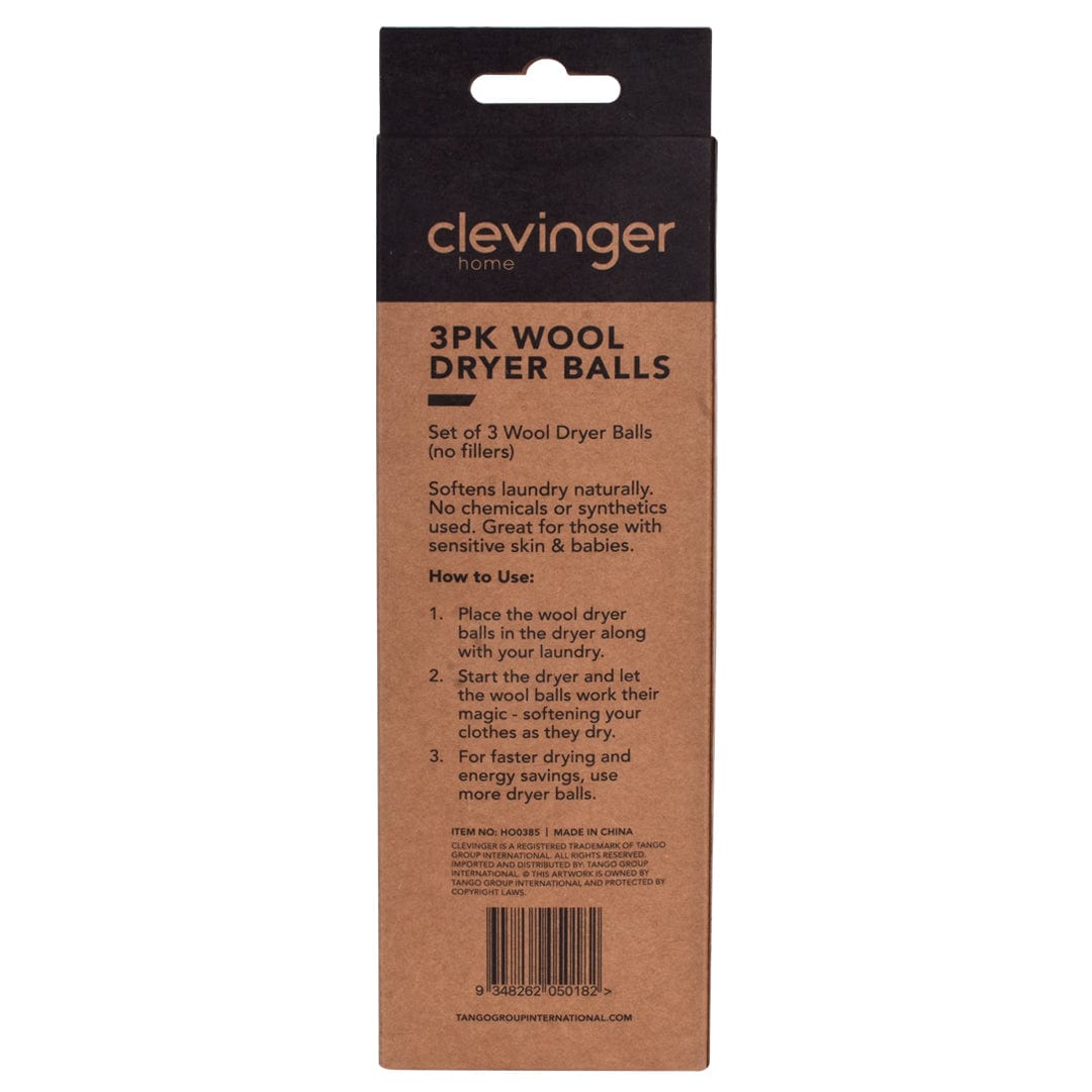 Clevinger laundry 3 Pcs Wool Dryer Balls