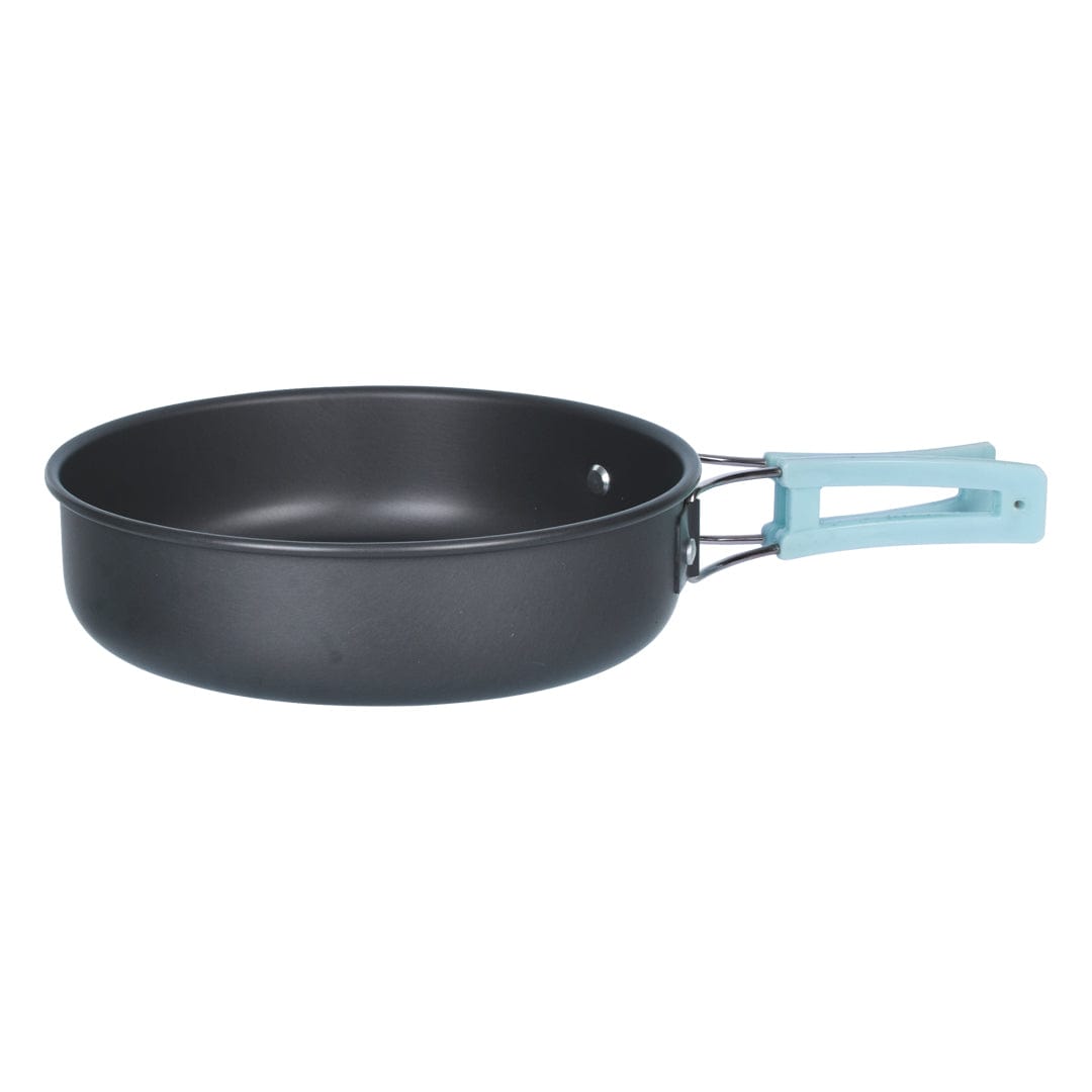 Cookeasy 3Pcs Camping Cooking Set – Lightweight Anodised Aluminium Outdoor Cookware Kit with Heat-Resistant Handles