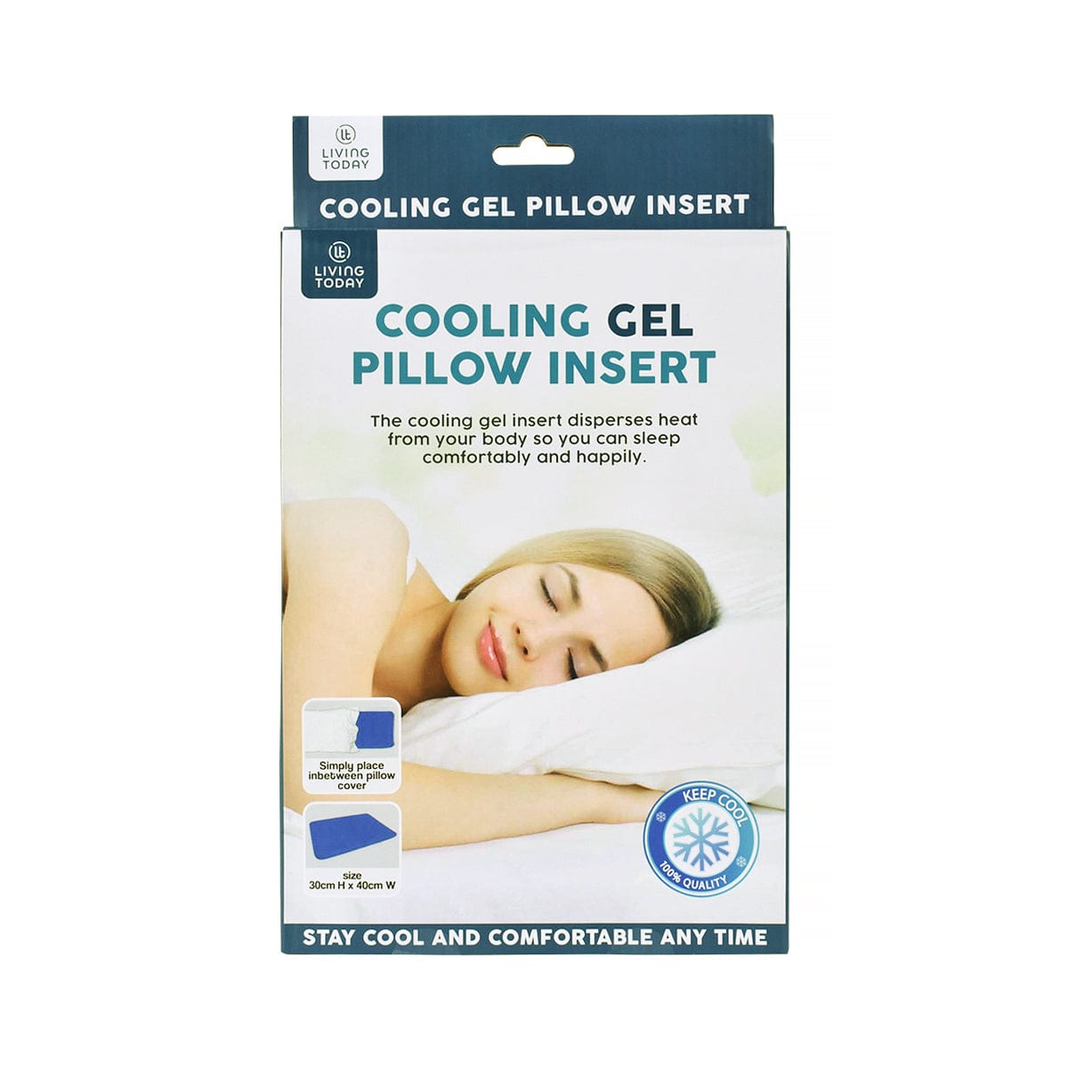 Living Today 2Pcs Cooling Gel Pillow Pad
