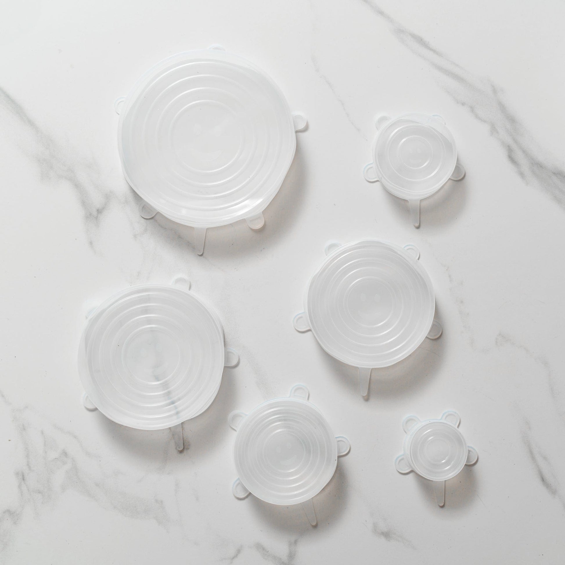 COOK EASY Food Storage Containers 12 Pcs Cook Easy Silicone Stretch Lids Set