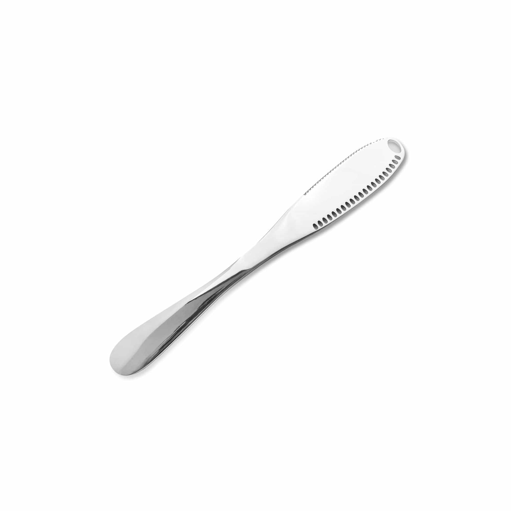 COOK EASY knife Brilliant Stainless Steel Butter Knife Serrated Edge Spreader