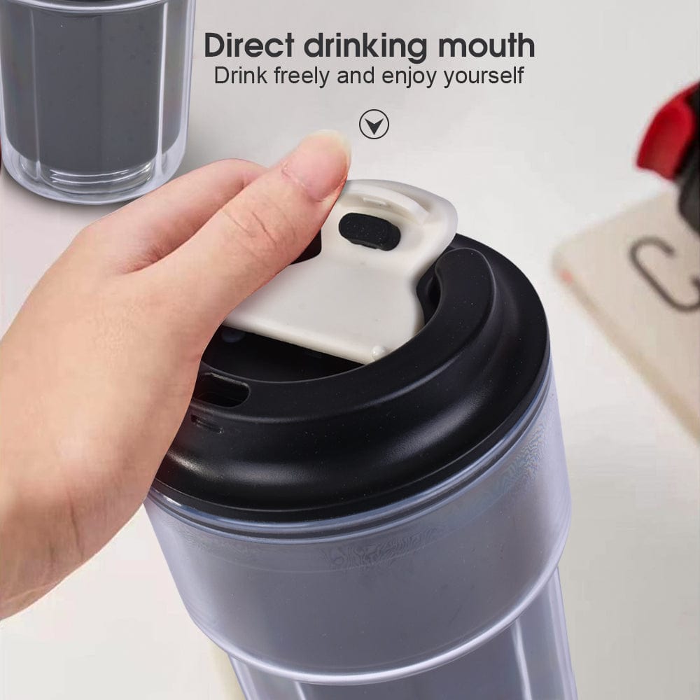 Living Today insulated coffee cup Double wall insulated Coffee Cup Black